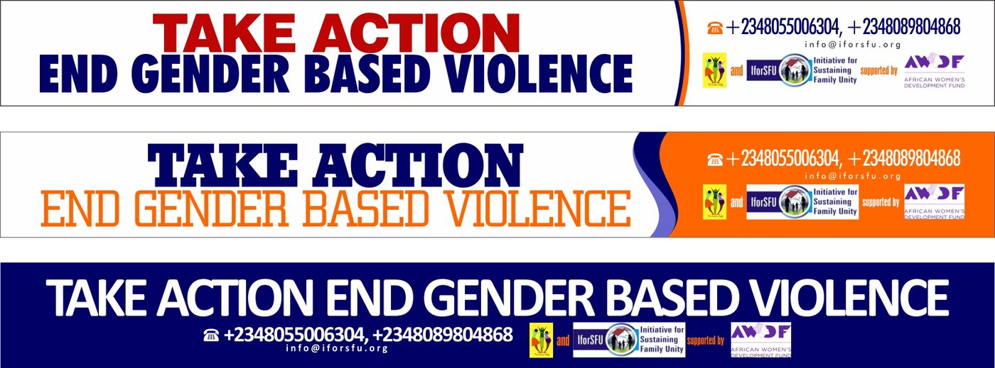 The campaign wristband artwork, Take Action End Gender Based Violence, carrying the helpline numbers