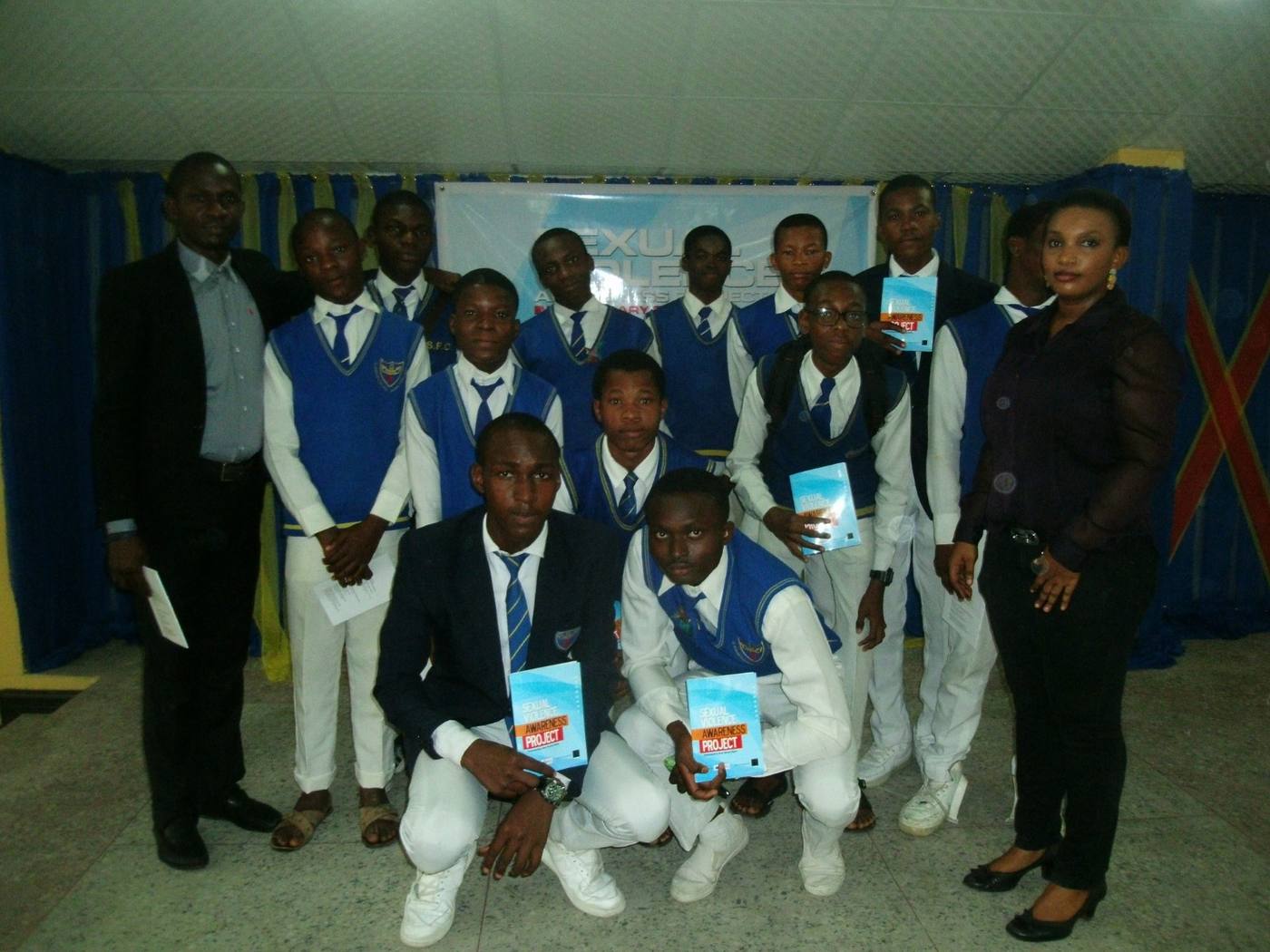 Students and facilitators at St Finbarr’s College